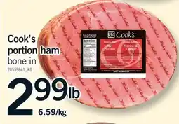 Fortinos COOK'S PORTION HAM offer