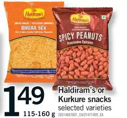 Fortinos HALDIRAM'S OR KURKURE SNACKS offer