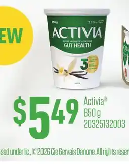Fortinos ACTIVIA offer