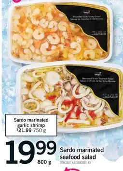 Fortinos SARDO MARINATED SEAFOOD SALAD offer