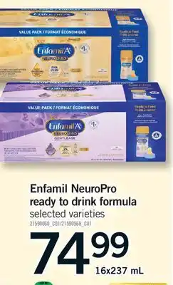 Fortinos ENFAMIL NEUROPRO READY TO DRINK FORMULA offer