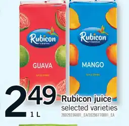 Fortinos RUBICON JUICE offer