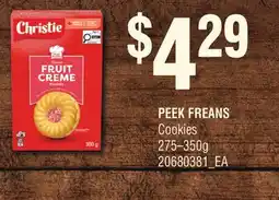 Fortinos PEEK FREANS COOKIES offer