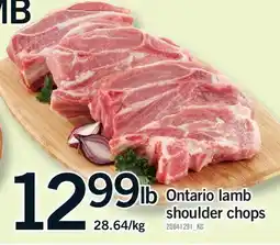 Fortinos ONTARIO LAMB SHOULDER CHOPS offer
