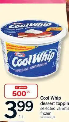 Fortinos COOL WHIP DESSERT TOPPING offer