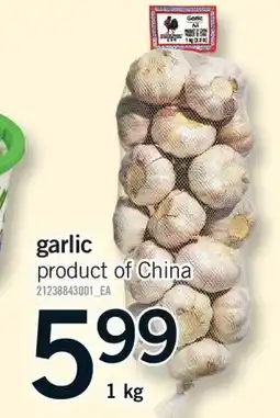 Fortinos GARLIC offer