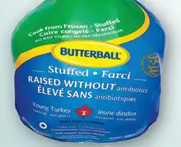 Fortinos BUTTERBALL STUFFED WHOLE TURKEY offer