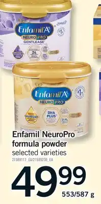 Fortinos ENFAMIL NEUROPRO FORMULA POWDER offer