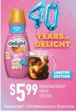 Fortinos INTERNATIONAL DELIGHT offer