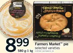 Fortinos FARMERS MARKET PIE, 580 g-1 kg offer