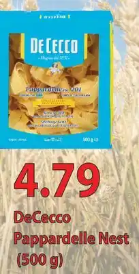 Fortinos DECECCO PAPPARDELLE NEST, (500 g) offer