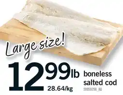 Fortinos BONELESS SALTED COD offer