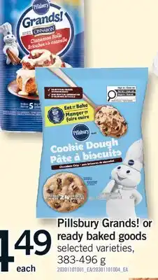 Fortinos PILLSBURY GRANDS! OR READY BAKED GOODS offer