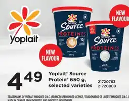 Fortinos YOPLAIT SOURCE PROTEIN offer
