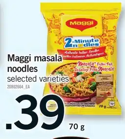 Fortinos MAGGI MASALA NOODLES offer