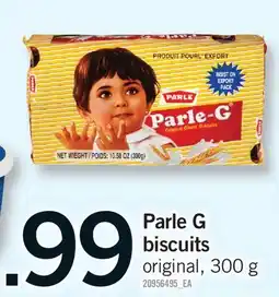 Fortinos PARLE G BISCUITS offer
