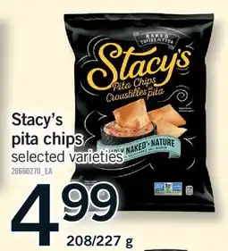 Fortinos STACY'S PITA CHIPS, 208/227 g offer