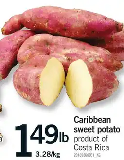 Fortinos CARIBBEAN SWEET POTATO offer