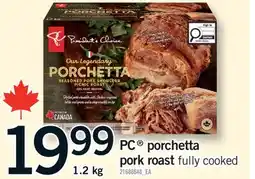 Fortinos PC PORCHETTA PORK ROAST offer