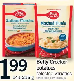 Fortinos BETTY CROCKER POTATOES offer
