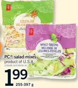 Fortinos PC SALAD MIXES offer