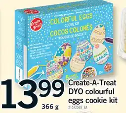 Fortinos CREATE-A-TREAT DYO COLOURFUL EGGS COOKIE KIT offer