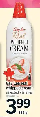 Fortinos GAY LEA REAL WHIPPED CREAM offer
