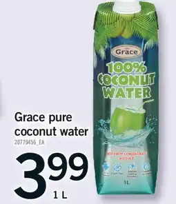Fortinos GRACE PURE COCONUT WATER offer