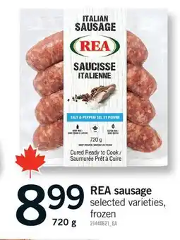 Fortinos REA SAUSAGE offer
