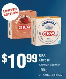 Fortinos OKA CHEESE offer