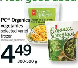 Fortinos PC ORGANICS VEGETABLES offer