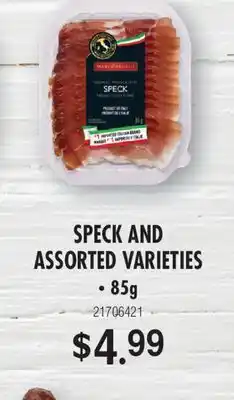 Fortinos SPECK AND ASSORTED VARIETIES offer