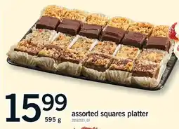 Fortinos ASSORTED SQUARES PLATTER offer