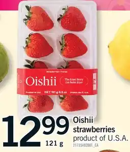 Fortinos OISHII STRAWBERRIES offer