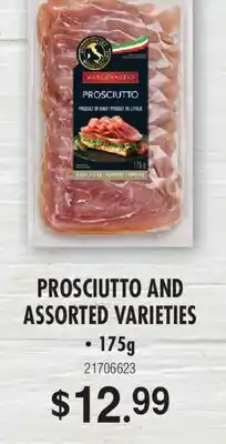 Fortinos PROSCIUTTO AND ASSORTED VARIETIES offer