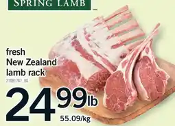 Fortinos FRESH NEW ZEALAND LAMB RACK offer
