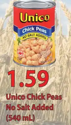Fortinos UNICO CHICK PEAS offer