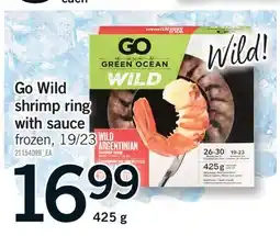 Fortinos GO WILD SHRIMP RING WITH SAUCE offer