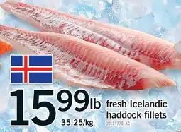 Fortinos FRESH ICELANDIC HADDOCK FILLETS offer