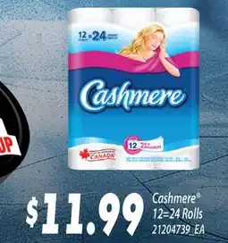 Fortinos CASHMERE , 12=24 ROLLS offer