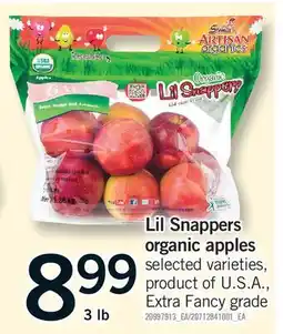 Fortinos LIL SNAPPERS ORGANIC APPLES, 3 lb offer