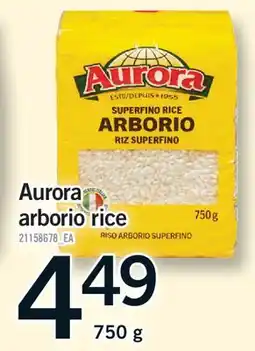 Fortinos AURORA ARBORIO RICE offer