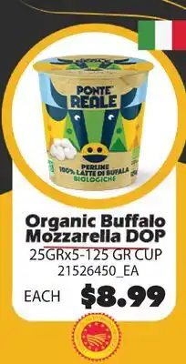 Fortinos ORGANIC BUFFALO MOZZARELLA DOP offer