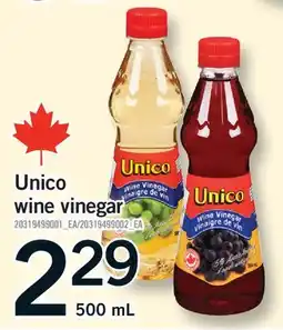 Fortinos UNICO WINE VINEGAR offer