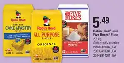 Fortinos ROBIN HOOD AND FIVE ROSES FLOUR offer