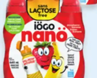 Walmart iögo nanö drinkable yogurt offer