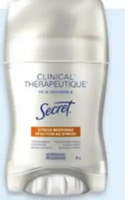 Walmart Secret Clinical Strength antiperspirant offer