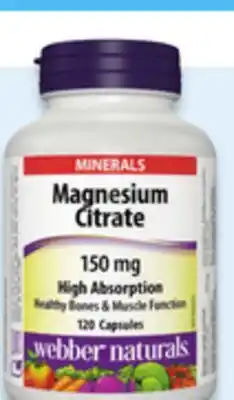 Walmart Webber Naturals magnesium offer