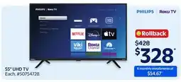 Walmart 55UHD TV offer