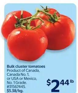 Walmart Bulk cluster tomatoes offer
